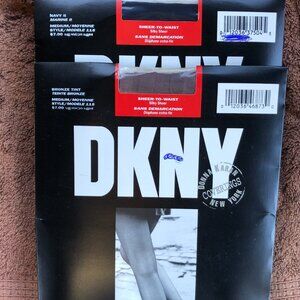 Vintage Donna Karan Dkny Sheers Hosiery Pantyhose Silky Style 115 Sz M NWT Lot 3